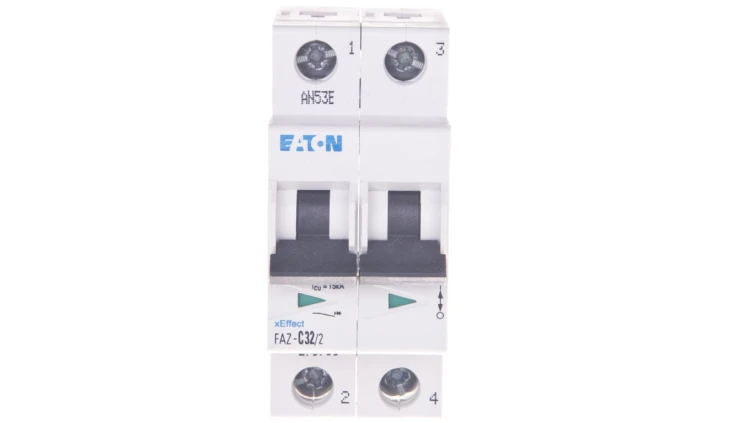 Wyłącznik nadprądowy 2P C 32A 15kA AC FAZ C32/2 278763