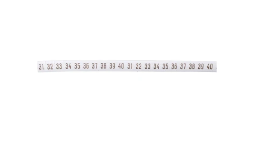Oznacznik biały DK2/Z5 /31-40/ 89281006 (100szt.)