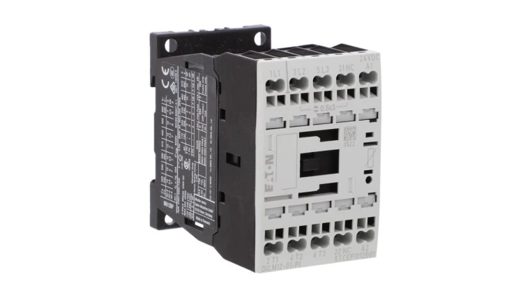 Stycznik mocy DILM12-01(24VDC)-PI DILM 3P 380 V 400 V 5.5 kW 1R 24 V DC Push-In 199248