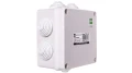 INDUSTRIAL Puszka hermetyczna n/t 129x129x61 z 7 dławnicami IP55 szara 2701-02
