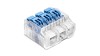 IDEALNA Szybkozłączka SCL3 z dźwignią do linek i drutów 3-torowa 4mm² 32A 450V 88000313S /40szt./
