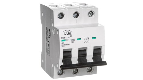 Wyłącznik nadprądowy 3P B 32A 6kA AC KMB6-B32/3 23159
