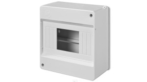 Rozdzielnica modułowa 1x6 natynkowa IP20 MINI S-6 EP-nt 1/6 EP-LUX zacisk PE+N 2306-00