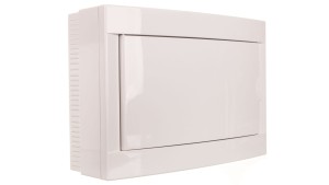 Rozdzielnica natynkowa 1-Rzędowa 12-Modułowa IP40 Drzwi Białe 90911512 Viko by Panasonic