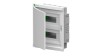 Rozdzielnica modułowa elektryczna podtynkowa Elegant 2x12 PE+N IP40 drzwi białe 2435-00