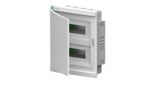 Rozdzielnica modułowa elektryczna podtynkowa Elegant 2x12 PE+N IP40 drzwi białe 2435-00
