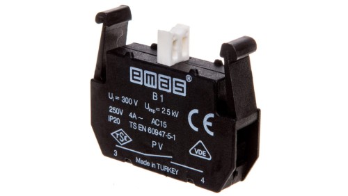 Element łączeniowy 1NO do kaset sterowniczych PV, T0-PVB1