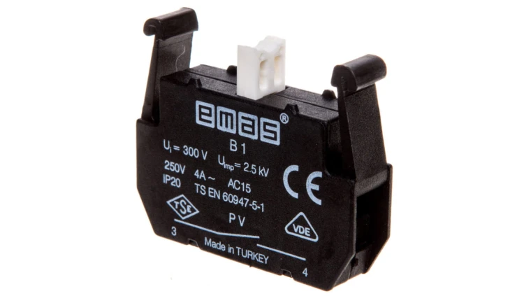 Element łączeniowy 1NO do kaset sterowniczych PV, T0-PVB1