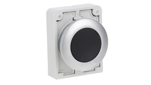 Napęd przycisku 30mm płaski czarny z samopowrotem M30C-FD-S 182959