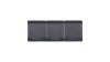 Hermes Gniazdo hermetyczne potrójne z/u Schuko antracyt 16A IP44 0326-07