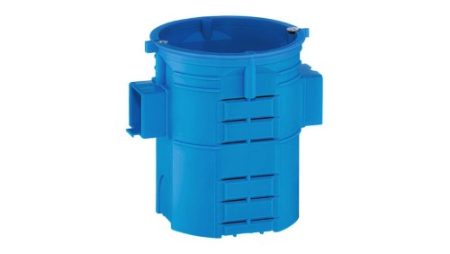 Puszka podtynkowa supergłęboka (80mm) ze śrubami niebieska S60Gw 34009203 /35szt./