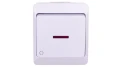 Hermes Przycisk światło biały IP44 ŁNT-1S+n 0346-02