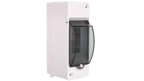 Rozdzielnica modułowa 1x2 natynkowa IP30 MINI S-2 z pokrywą dymną 2302-01