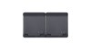 HERMES Gniazdo podwójne z/u 2P+Z SCHUKO IP44 antracyt 0325-07