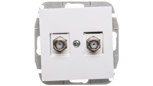 Sentia Gniazdo 2xTV typ F-F 1487-10