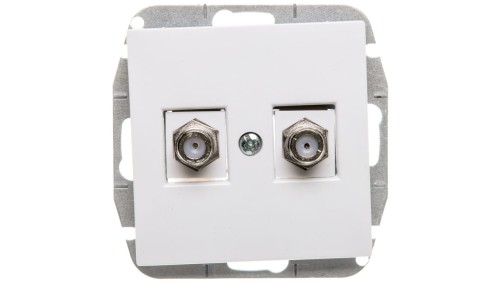 Sentia Gniazdo 2xTV typ F-F 1487-10