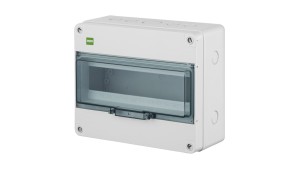 Rozdzielnica hermetyczna HERMETICA RN 1x12+1 400V AC 1000V DC PE+N dymny IP65 2207-01