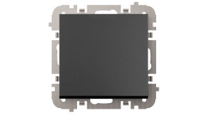 Vestra Łącznik 1-biegunowy bez ramki podtynkowy IP20 czarny 3810-19