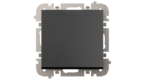 Vestra Łącznik zwierny światło bez ramki podtynkowy IP20 czarny 3813-19