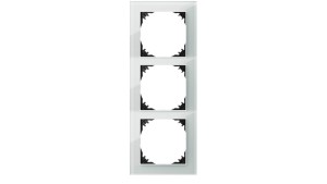 Vestra Ramka potrójna szkło IP20 biały 3873-62