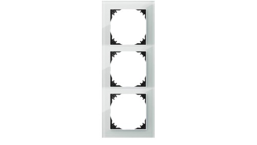 Vestra Ramka potrójna szkło IP20 biały 3873-62