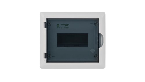 Rozdzielnica modułowa 1x8 p/t ECONOMIC BOX RP 1/8 drzwi transparentne (N+PE) IP40 2512-01