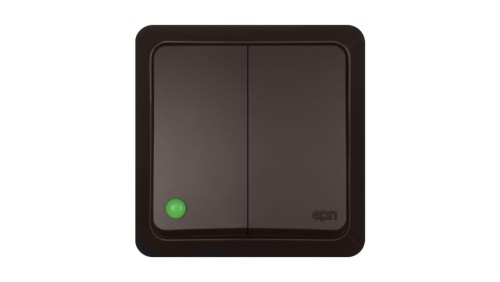 BERG Łącznik świecznikowy n/t 10AX IP20 brązowy 3711-05