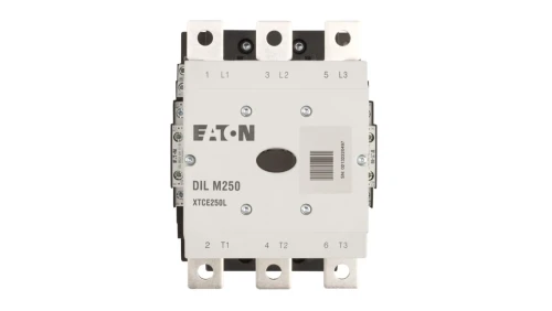 Stycznik mocy 250A 3P 110-250V 110-250V AC/DC 2Z 2R DILM250/22(RA250) 208201