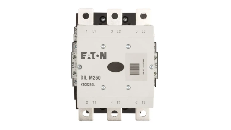 Stycznik mocy 250A 3P 110-250V 110-250V AC/DC 2Z 2R DILM250/22(RA250) 208201