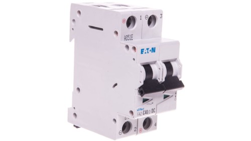 Wyłącznik nadprądowy 2P C 40A 15kA AC FAZ C40/2-DC 279144