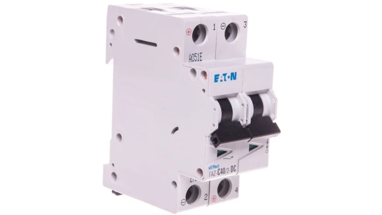 Wyłącznik nadprądowy 2P C 40A 15kA AC FAZ C40/2-DC 279144