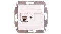 CARLA Gniazdo telefoniczne pojedyncze RJ11 białe 1750-10