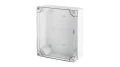 INDUSTRIAL Puszka hermetyczna n/t 340x270x106mm IP65 szara, pokrywa transparentna 2725-01