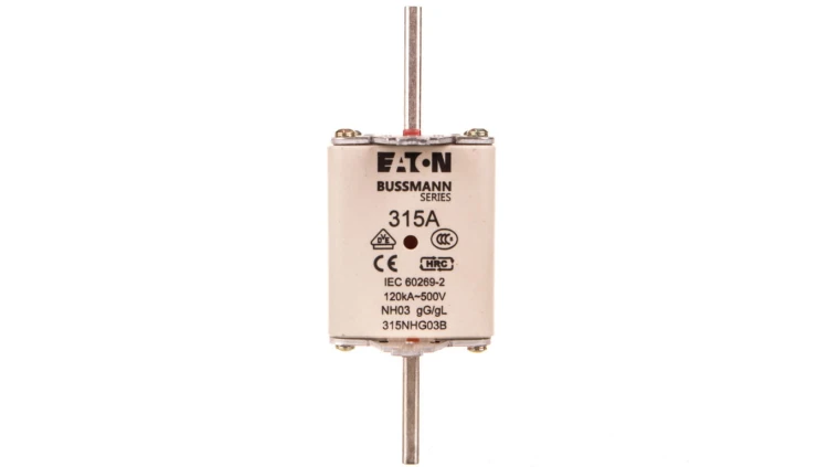 Wkładka bezpiecznikowa NH3 315A gL/gG 500V 315NHG03B