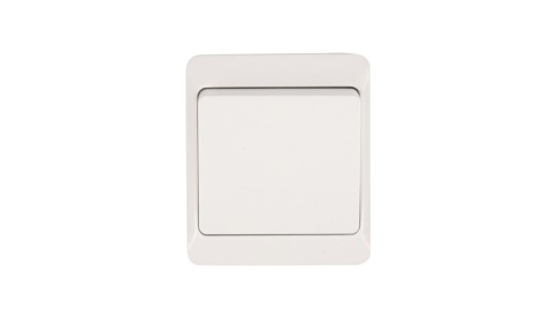 HERMES Łącznik schodowy hermetyczny pojedynczy natynkowy IP44 biały ŁNT-1 0331-02