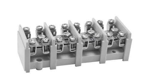 Odgałęźnik instalacyjny 4-torowy (1x35mm²/4x16mm²) LZ 4*35/16 wyk.11 mocowanie do podłoża, szary 84172002