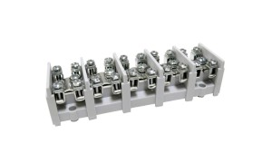 Odgałęźnik instalacyjny 5-torowy (1x35mm² 4x16mm²) LZ5*35/16wyk.11 (bez pokrywy) mocowanie do podłoża, szary 84025002