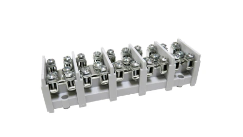 Odgałęźnik instalacyjny 5-torowy (1x35mm² 4x16mm²) LZ5*35/16wyk.11 (bez pokrywy) mocowanie do podłoża, szary 84025002