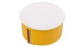 Puszka podtynkowa 70mm regips żółta z pokrywą PO-70F 0204-0N /40szt/