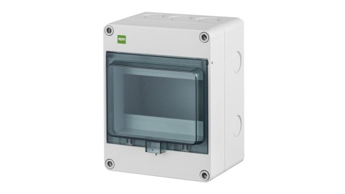 Rozdzielnica hermetyczna HERMETICA RN 1x6 400V AC 1000V DC zacisk N dymny IP65 2203-01