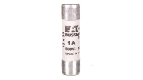 Wkładka bezpiecznikowa cylindryczna 10x38mm 1A gG 500V C10G1
