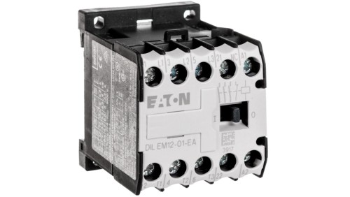 Stycznik mocy 12A 3P 230V AC 0Z 1R DILEM12-01-EA(230V50HZ,240V60HZ) 189989