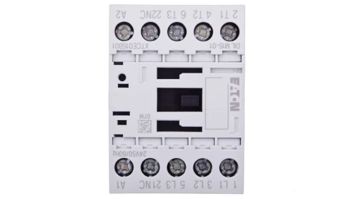 Stycznik mocy 15A 3P 24V AC 0Z 1R DILM15-01(24V50/60HZ) 290097