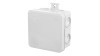 Puszka hermetyczna n/t E7 75x75x39mm pusta IP55 bezhalogenowa szara 0296-00