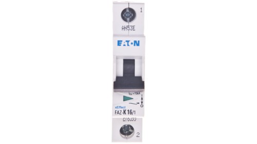 Wyłącznik nadprądowy 1P K 16A 15kA AC FAZ K16/1 278599