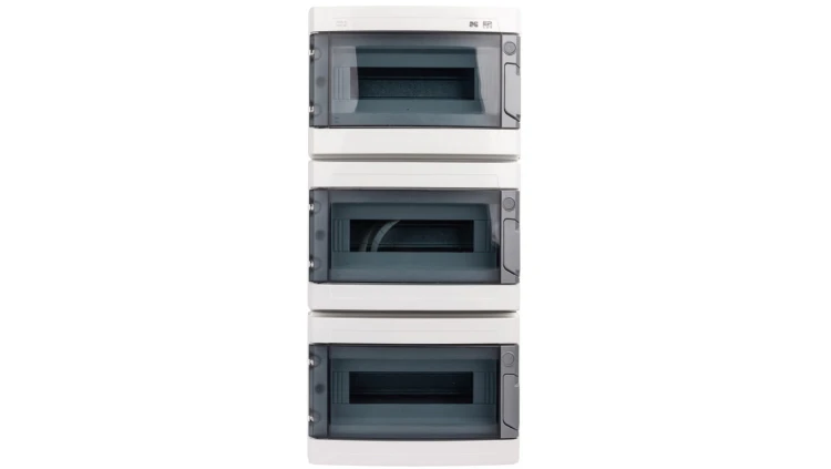 Rozdzielnica hermetyczna EP-LUX RN 3x12 1000V AC 1500V DC PE+N dymny IP65 1958-01
