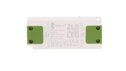 Zasilacz LED 12V DC 12W ZLD 12-12LF 1,0A 19712-9027