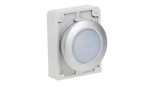 Główka lampki sygnalizacyjnej 30mm płaska biała M30C-FL-W 183287