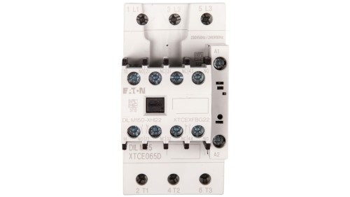 Stycznik mocy 65A 3P 230V AC 2Z 2R DILM65-22 (230V50HZ,240V60HZ) 277926