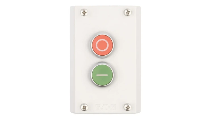 Kaseta sterownicza 2-otworowa START/STOP szara IP67 M22-I2-M1 216529